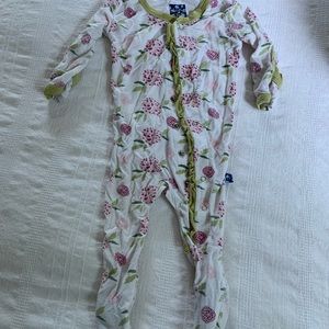 Kickee pants footed zipper sleeper